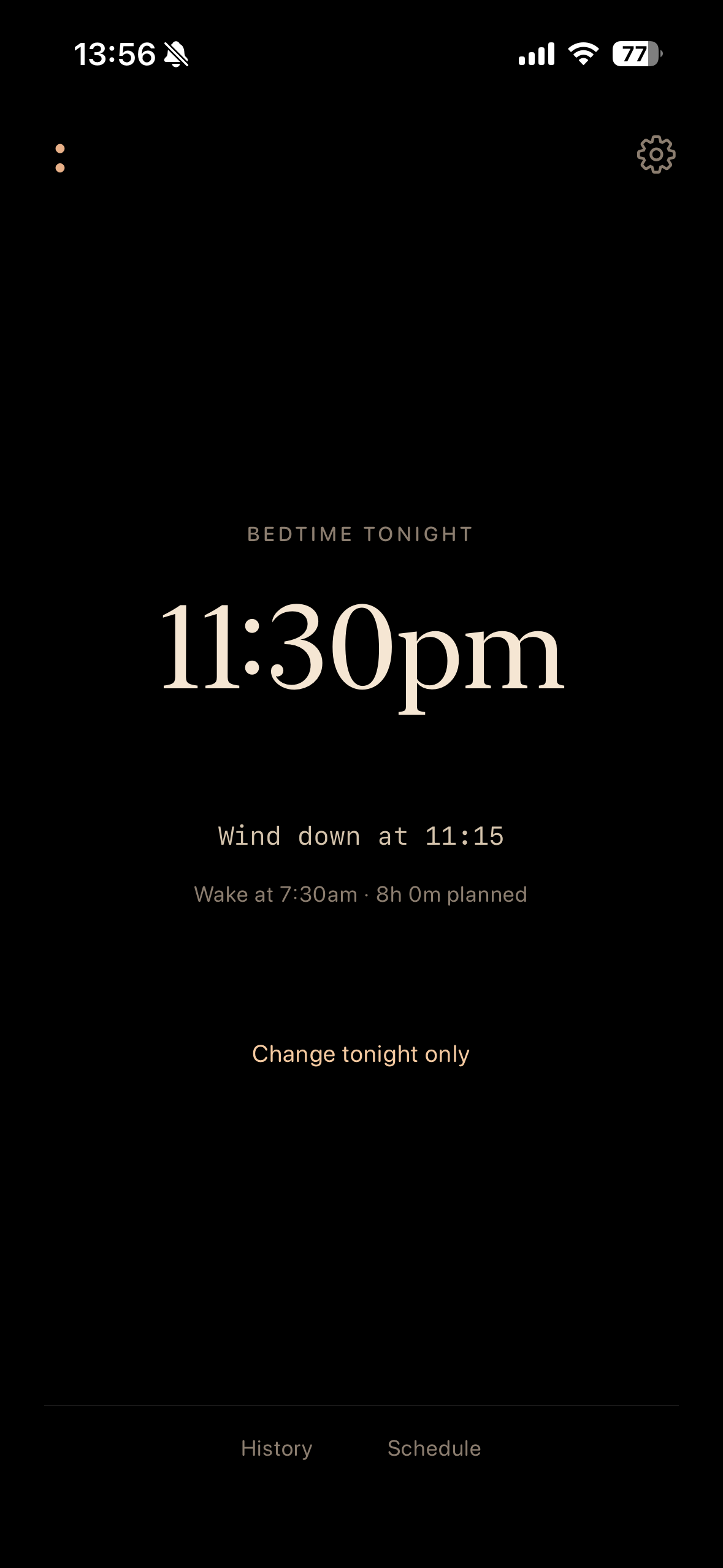 Bedcheck screen