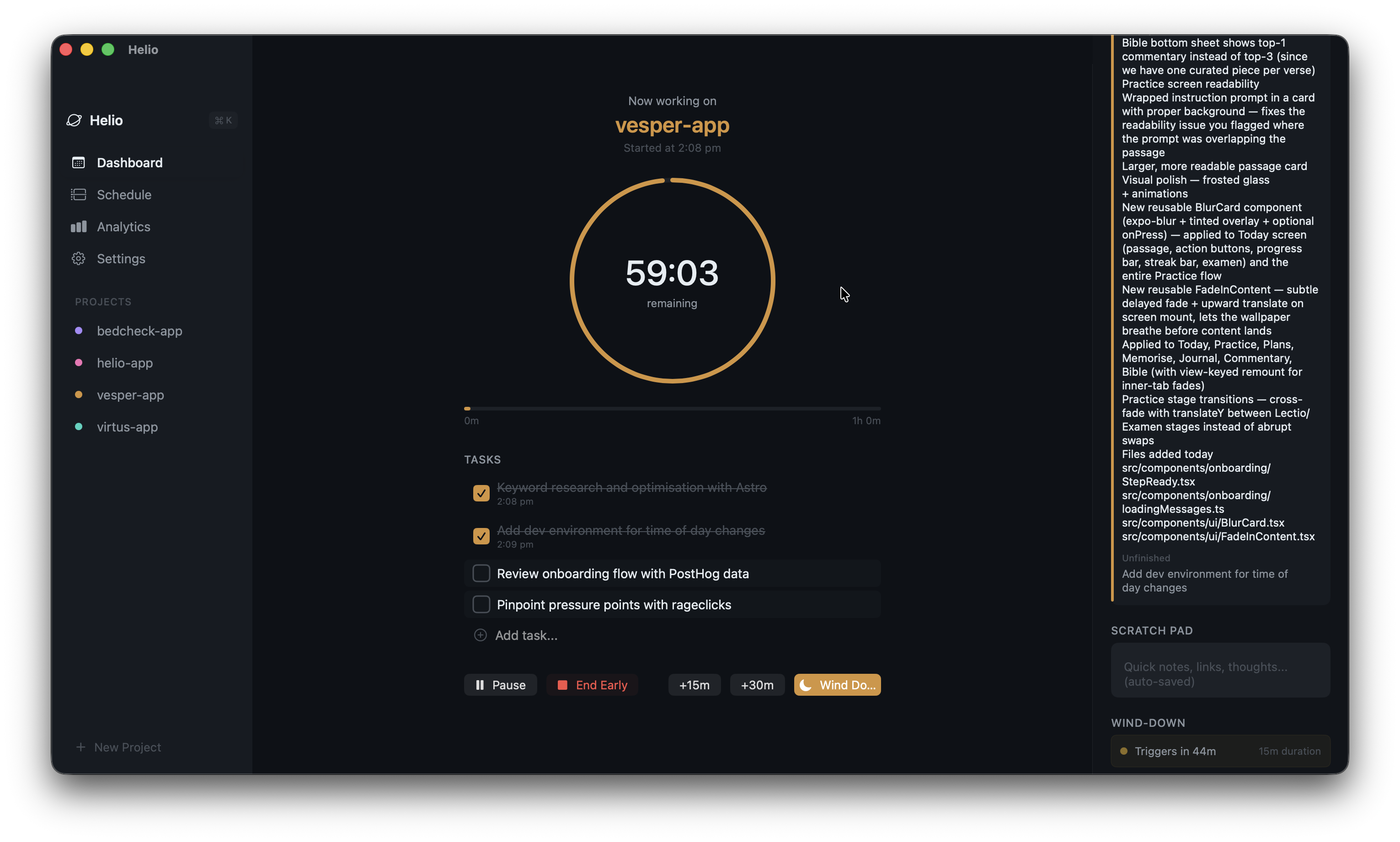 Helio screen