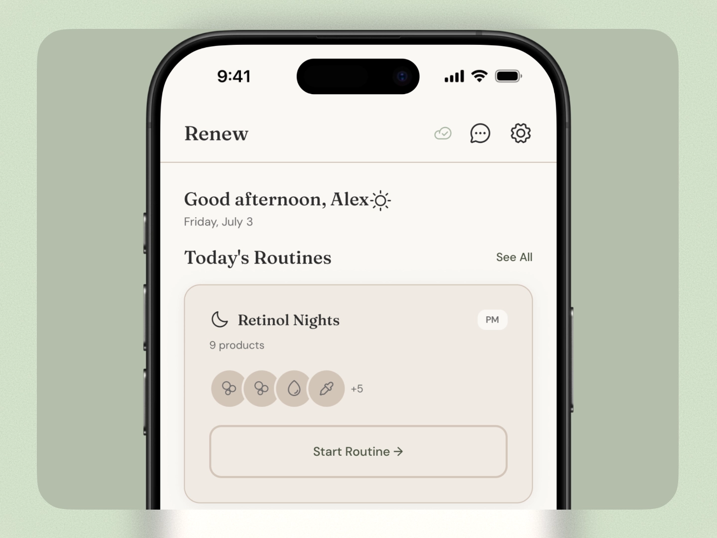 Renew iOS app