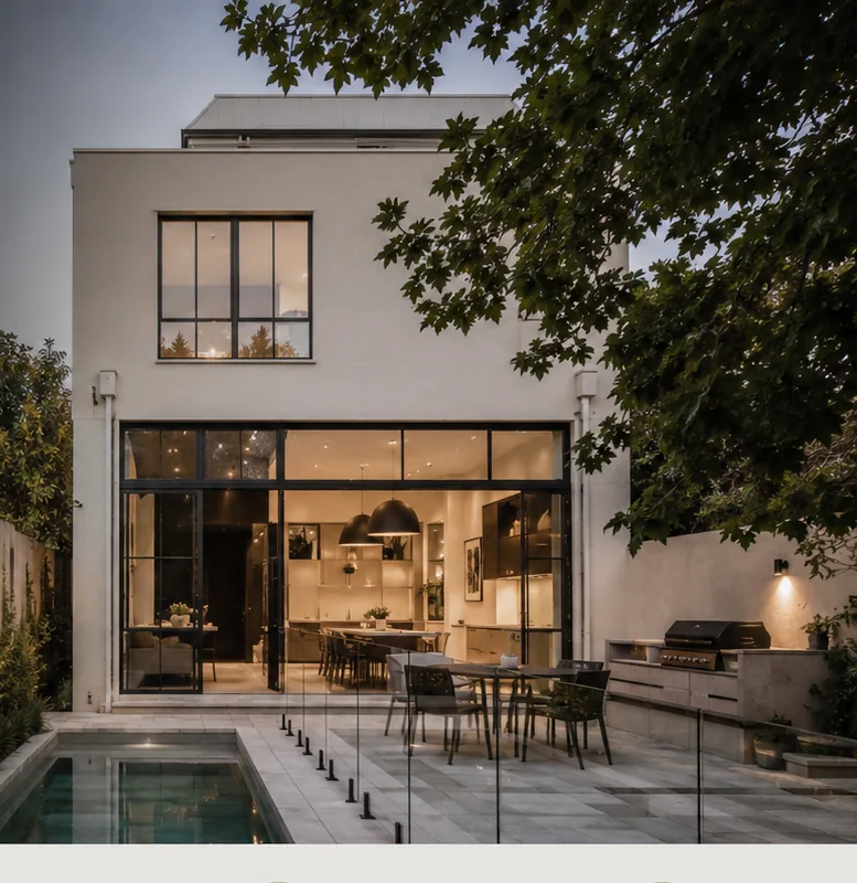 Recently sold luxury home with pool in Prahran